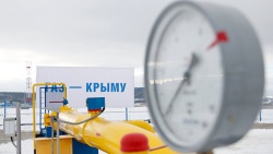Путин дал старт подаче газа в Крым с материковой части России
