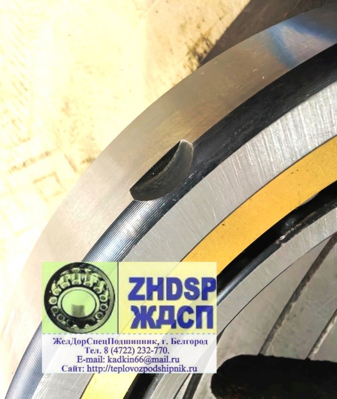 Подшипник 76-42130 Л1 К3М пр-во URB. Аналог F-571800.ZL приводов дизеля Д49. Литой массивный сепаратор, 6-й класс точности